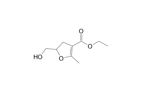 2-(hydroxymethyl)-5-methyl-2,3-dihydrofuran-4-carboxylic acid ethyl ester