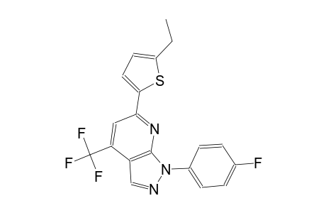 1H-pyrazolo[3,4-b]pyridine, 6-(5-ethyl-2-thienyl)-1-(4-fluorophenyl)-4-(trifluoromethyl)-
