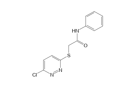 2-[(6-CHLORO-3-PYRIDAZINYL)THIO]ACETANILIDE