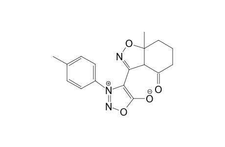 3-(4'-Methylphenyl)-4-(7a-methyl-3a,6,7,7a-tetrahydro-5H-benzo[d]isoxazol-4-on-3-yl)sydnone