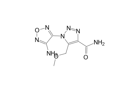 1-(4-Amino-1,2,5-oxadiazol-3-yl)-5-(methoxymethyl)-1H-1,2,3-triazole-4-carboxamide