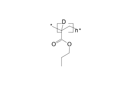 Poly(alpha-deutero-propylacrylate)
