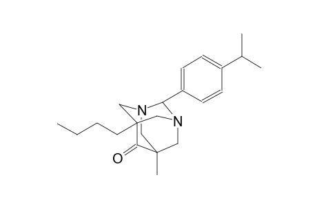 5-butyl-2-(4-isopropylphenyl)-7-methyl-1,3-diazatricyclo[3.3.1.1~3,7~]decan-6-one