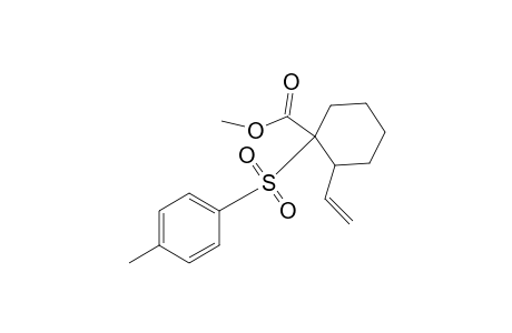 Cyclohexanecarboxylic acid, 2-ethenyl-1-[(4-methylphenyl)sulfonyl]-, methyl ester