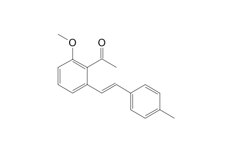 1-[2-Methoxy-6-(2-p-tolylvinyl)phenyl]ethanone