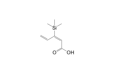 (E)-3-Trimethylsilylpent-2,4-dienoic acid