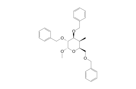 METHYL-2,3,6-TRI-O-BENZYL-4-DEOXY-4-C-METHYL-ALPHA-D-GLUCOPYRANOSIDE