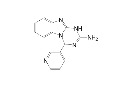 [1,3,5]triazino[1,2-a]benzimidazol-2-amine, 1,4-dihydro-4-(3-pyridinyl)-