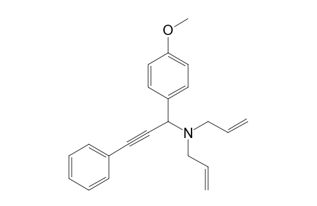 N,N-Diallyl-N-[1-(4-methoxyphenyl)-3-phenyl-2-propenyl]amine