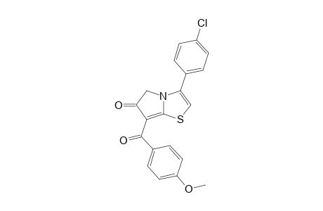 3-(4-Chloro-phenyl)-7-(4-methoxy-benzoyl)pyrrolo[2,1-b]thiazol-6-one