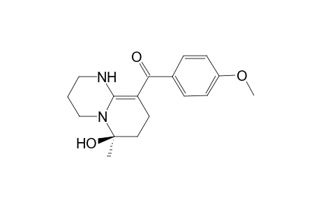 (R)-9-(p-Methoxybenzoyl)-6-hydroxy-6-methyl-1,2,3,4,7,8-hexahydro-6H-pyrido[1,2-a]pyrimidine