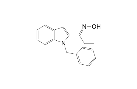 (E)-(1-(1-Benzyl-1H-indol-2-yl)-1-propanone oxime