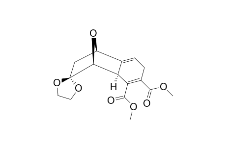 Dimethyl (1RS,2SR,8RS)-10,10-(ethylenedioxy)-11-oxatricyclo[6.2.1.0(2,7)]undeca-3,6-diene-3,4-dicarboxylate