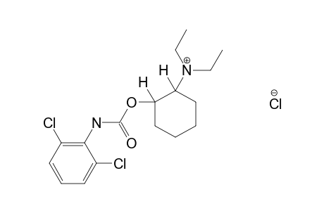 trans-2,6-DICHLOROCARBANILIC ACID, 2-(DIETHYLAMINO)CYCLOHEXYL ESTER,MONOHYDROCHLORIDE