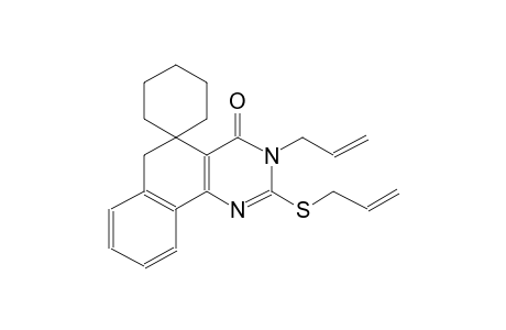 3-allyl-2-(allylthio)-3H-spiro[benzo[h]quinazoline-5,1'-cyclohexan]-4(6H)-one