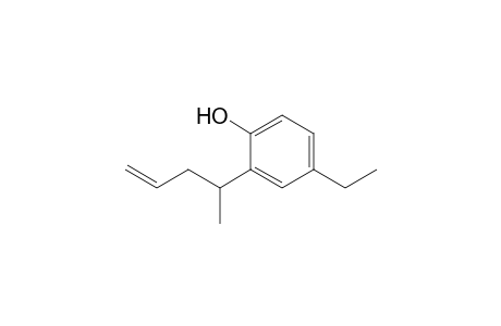 4-Ethyl-2-(1-methylbut-3-enyl)phenol