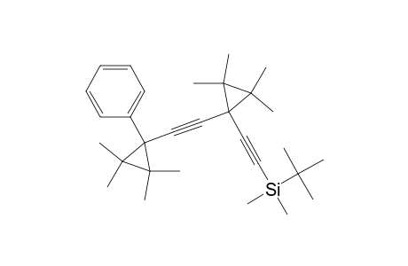 Silane, (1,1-dimethylethyl)dimethyl[[2,2,3,3-tetramethyl-1-[(2,2,3,3-tetramethyl-1-phenylcyclopropyl)ethynyl]cyclopropyl]ethynyl]-