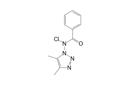 1-(n-chlorobenzoylamino)-4,5-dimethyl-1,2,3-triazole in water