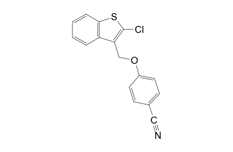 p-[(2-chlorobenzo[b]thien-3-yl)methoxy]benzonitrile