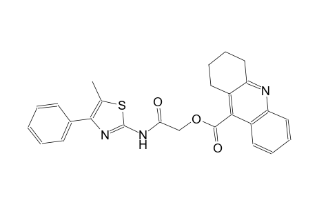 9-acridinecarboxylic acid, 1,2,3,4-tetrahydro-, 2-[(5-methyl-4-phenyl-2-thiazolyl)amino]-2-oxoethyl ester