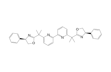 6,6'-Bis{1-[(4R,4'R)-4-phenyl-4,5-dihydrooxazol-2-yl]-1-methylethyl}[2,2']bipyridinyl