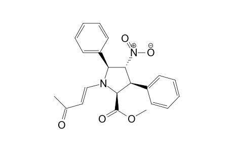 (2S,3S,4R,5S)-Methyl 4-nitro-1-[(E)-3-oxobut-1-en-1-yl]-3,5-diphenylpyrrolidine-2-carboxylate