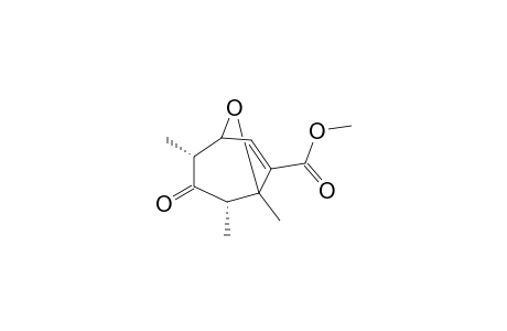 7-(METHOXYCARBONYL)-1,2-ALPHA,4-ALPHA-TRIMETHYL-8-OXABICYCLO-[3.2.1]-OCT-6-EN-3-ONE