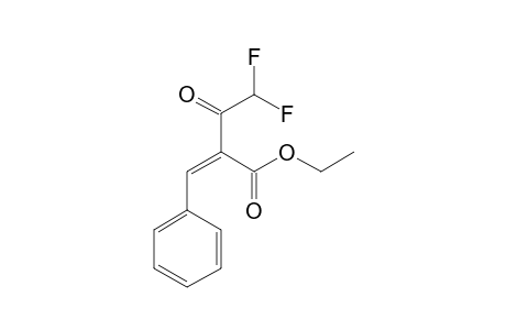 Z-ETHYL-2-BENZYLIDENE-3-OXO-4,4-DIFLUOROBUTANOATE;MINOR_ISOMER