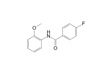 4-Fluoro-N-(2-methoxyphenyl)benzamide
