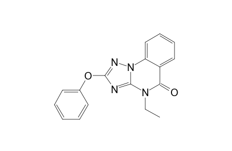 4-ETHYL-2-PHENOXY-[1,2,4]-TRIAZOLO-[1,5-A]-QUINAZOLIN-5-ONE