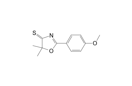 2-(4-Methoxyphenyl)-5,5-dimethyl-1,3-oxazole-4-thione