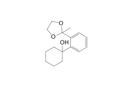2-[2-(1-Hydroxycyclohexyl)phenyl]-2-methyl-1,3-dioxolane