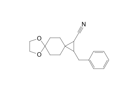 2-Benzyl-7,10-dioxadispiro[2.2.4.2]dodecane-1-carbonitrile