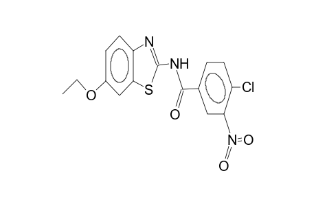 2-(3-nitro-4-chlorobenzamido)-6-ethoxybenzothiazole