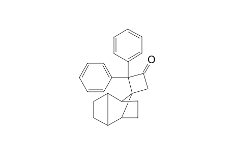Spiro[cyclobutane-1,9'-tricyclo[4.2.1.02,5]nonan]-3-one, 2,2-diphenyl-, stereoisomer