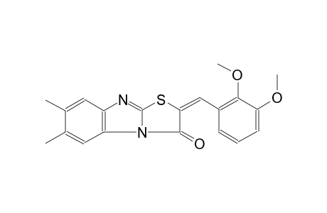 thiazolo[3,2-a]benzimidazol-3(2H)-one, 2-[(2,3-dimethoxyphenyl)methylene]-6,7-dimethyl-, (2E)-