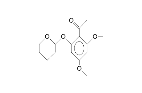 2',4'-Dimethoxy-6'-(tetrahydro-pyran-2-yl-oxy)-acetophenone