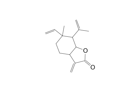 2(3H)-Benzofuranone, 6-ethenylhexahydro-6-methyl-3-methylene-7-(1-methylethenyl)-, [3aS-(3a.alpha.,6.alpha.,7.beta.,7a.beta.)]-