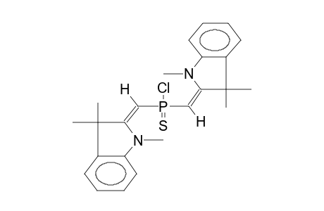 BIS(1,3,3-TRIMETHYLINDOLIN-2-YLIDENEMETHYL)CHLOROPHOSPHINE SULPHIDE(ISOMER MIXTURE)