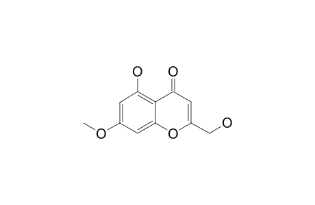 SAIKOCHROME-A;2-HYDROXYMETHYL-5-HYDROXY-7-METHOXY-4H-BENZOPYRAN-4-ONE