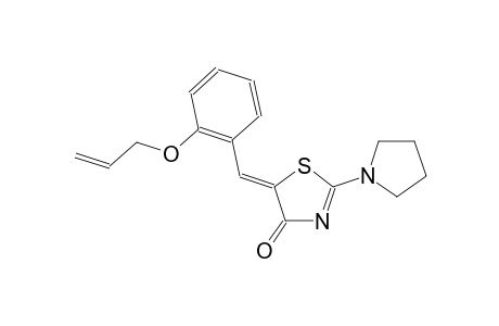 (5Z)-5-[2-(allyloxy)benzylidene]-2-(1-pyrrolidinyl)-1,3-thiazol-4(5H)-one