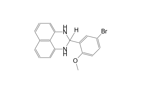 1H-perimidine, 2-(5-bromo-2-methoxyphenyl)-2,3-dihydro-
