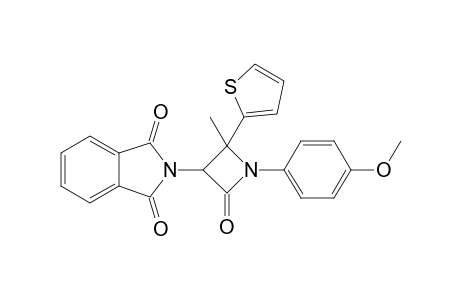 1-(p-Methoxyphenyl)-4-methyl-3-phthalimido-4-(2'-thienyl)-azetidin-2-one
