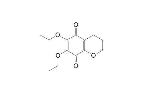 6,7-Diethoxy-5,8-dioxobenzo-3,4-dihydro-2H-pyran