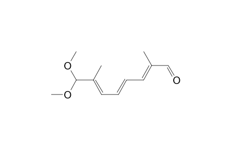 2,4,6-Octatrienal, 8,8-dimethoxy-2,7-dimethyl-, (E,E,E)-