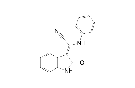 (E)-2-(2-Oxoindolin-3-ylidene)-2-(phenylamino)acetonitrile