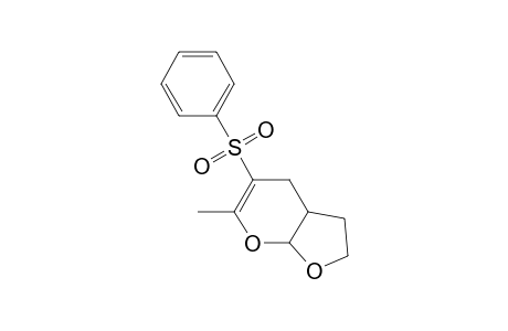 5-(Benzenesulfonyl)-3,4-dihydro-6-methyl-2H-tetrahydrofuro[2,3-b]pyran