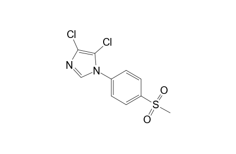 4,5-bis(chloranyl)-1-(4-methylsulfonylphenyl)imidazole