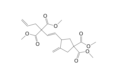 Dimethyl 3-((E)-3,3-di(methoxycarbonyl)hexa-1,5-dienyl)-4-methylenecyclopentane-1,1-dicarboxylate