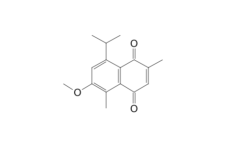 6-Methoxy-2,5-dimethyl-8-propan-2-yl-naphthalene-1,4-dione